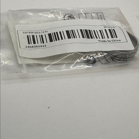 Stainless Steel Jesus Fish Design Religious Ring Silver on Silver Tone Size 8 - Picture 6 of 6